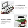 thumbnail image 6 of Wukai Vintage Buffalo Plaid Christmas Camper Elastic Luggage Cover: Personalized Protection for Your Suitcase - Fits 19~29-inch, Washable & Durable Travel Companion-Small, 6 of 8