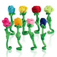 thumbnail image 1 of Juguete de flor de Rosa de peluche Sailing con Tallos flexibles colorido 8 piezas, 1 of 4