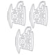 thumbnail image 5 of Troqueles de corte de taza de té, plantilla de Metal delgada, Simple, práctica, duradera, resistente, 5 of 14