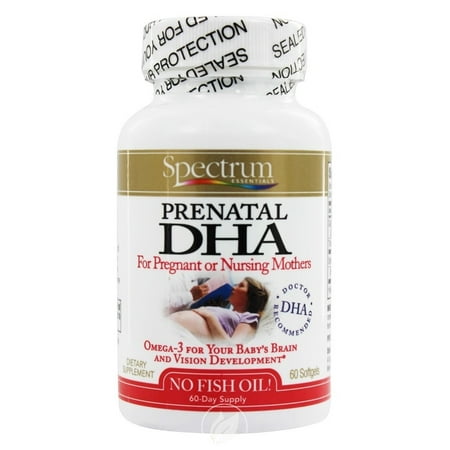 (4 Pack) Spectrum Essentials Prenatal DHA 580mg 60 Softgel