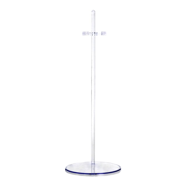 Yinanstore Présentoir à Poupées, Support de Poupée Réglable Accessoires pour Jouets d'Enfants, Présentoir Transparent pour Poupée de 30cm