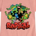 thumbnail image 3 of Teenage Mutant Ninja Turtles  - Radical Group  - Toddler & Youth Girls Short Sleeve Graphic T-Shirt, 3 of 5