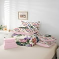 thumbnail image 6 of Castle Fairy Animal Peacock Twin Bedding Sets 7-Piece for Teens Female Girls,Chic Floral Flower Bedding Comforter Set Microfiber,Vintage Aesthetic Breathable Sheet Sets,Ultra Soft Home Decor, 6 of 8