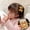 Beige, variant on Hair Bow Hair Clips for Women | Long Satin Silk Ribbon Bows | Beige Cream Hair Accessories | Voluminous Full Look | Durable Easy Attachment | Pack of 2