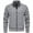 Gray, variant on Kaemgyyd Men's Cardigan Sweaters Winter Warm Fleece Lined Windbreaker Jackets Outwear Casual Full Zip Solid Knit Coat