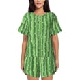 thumbnail image 1 of Fotbe Cactus Conjunto de Pijama Estampado para Mujer, 2 Piezas, Ropa de Dormir con Camiseta de Manga Corta y Shorts Suaves-3X-Large, 1 of 6