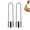 2Pcs, variant on Red Bell Pepper Seed Corer，Reusable, Washable Fruit Slicer and Chili Seeder, Rust-proof Kitchen Gadget