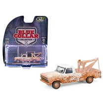 1973 Ford F-100 Tow Truck White (Weathered) "Blue Collar Collection" Series 14 1/64 Diecast Model Cars by Greenlight