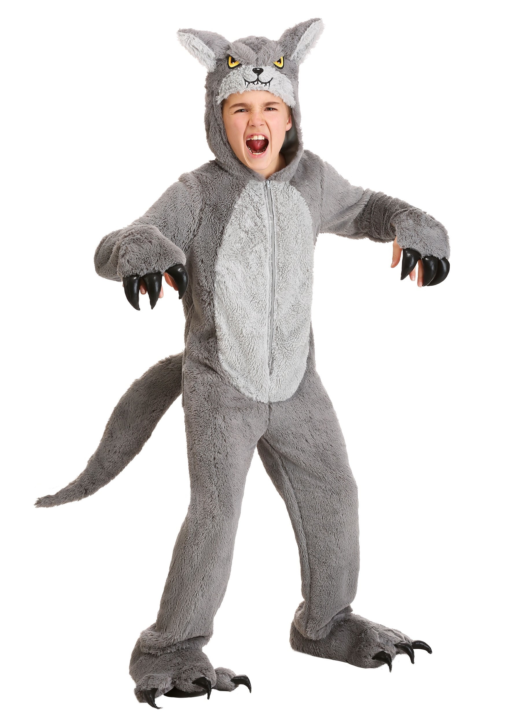Grey Wolf Costume Kids - Walmart.com
