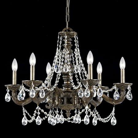 

Crystorama Sutton Chandelier - 28W in. Venetian Bronze & Clear