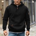 thumbnail image 2 of Piuwrlz Fall Winter Hoodies Pullover Boys with Pockets Warm Casual Hood Sweatshirts Black Size 13 Years, 2 of 8