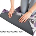 thumbnail image 3 of Pioneer Flower Floral Print Pattern Hot Yoga Mat Towel Non Slip for Hot Yoga - Quick-Drying Yoga Mat Cover with 4 Corner Pockets with Travel Bag - Hot Yoga Towel Non Slip 74"x26", 3 of 6