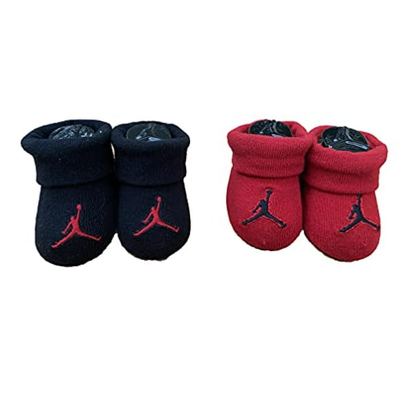Jordan Infant Jumpman Booties 2 Piece Set (Red(NJ0096-023)/Black, 0-6 Months)