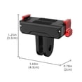 thumbnail image 2 of Peggybuy For DJI OSMO Action 5 Pro/4/3 Tripod Adapter Metal Camera Expansion Accessories, 2 of 9