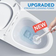 50Pack Toilet Brush Wand Refills Compatible with Clorox , Rich Foam Wash Design, Secure Lock No Slipping, Easy Snap-On Installation