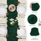 thumbnail image 5 of Tapete de mesa AGIRL, 6 unidades, poliéster verde esmeralda, 89 x 305 cm, 5 of 7