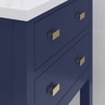 thumbnail image 5 of Water Creation Viola 24" Solid Hardwood Single Bathroom Vanity in Blue/Gold, 5 of 12