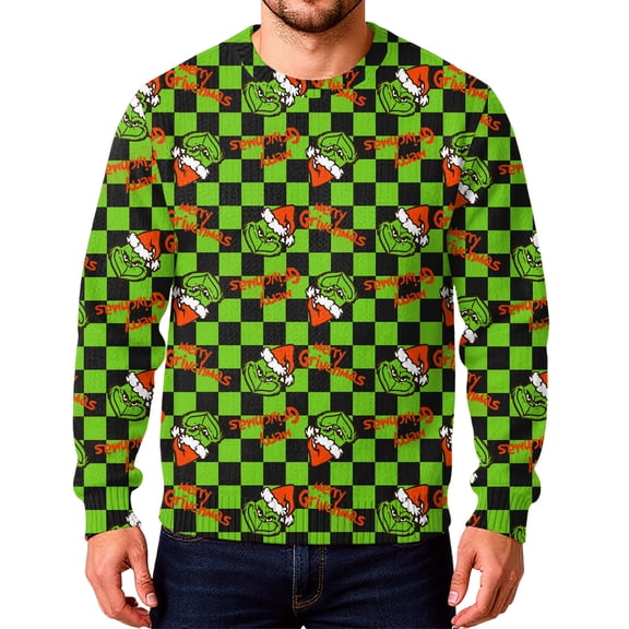 Reindeer Christmas Shirt Tactical Ugly Christmas Sweater Dark Green L