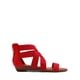 thumbnail image 2 of Sandalia DREAM PAIRS ELASTICA8 Roja para Mujer con Tiras Elásticas, 2 of 8