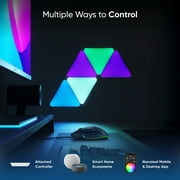 Nanoleaf Shapes Triangles Smarter Kit, 5PK Indoor Modern Modular LED Wall Light Panels