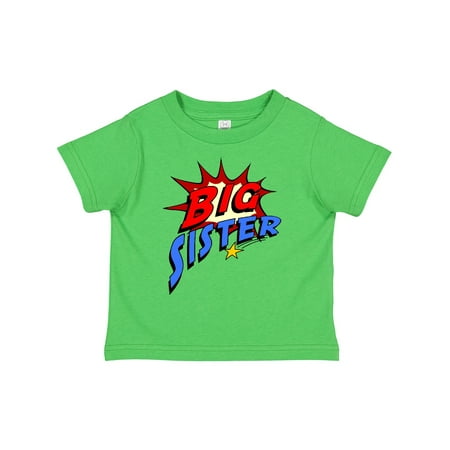 

Inktastic Big Sister Superhero Gift Toddler Toddler Girl T-Shirt