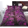 thumbnail image 1 of Pink Tree Camo Custom Fishing Hunting Bedding Set, Country Girl Pink Camouflage, 1 of 1