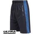 thumbnail image 2 of Mens Athletic Running Shorts Dry Fit Active Shorts with Zippered Pockets 5 Pack, 2 of 7