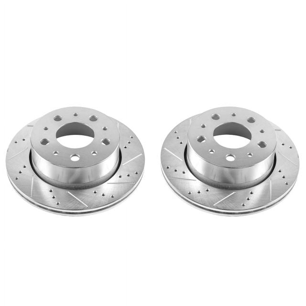 Power Stop AR8395XPR Evolution Drilled & Slotted Rotors -Rear Fits 2019 Ram ProMaster 2500