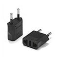 thumbnail image 3 of United States to Ukraine Travel Power Adapter to Connect North American Electrical Plugs to Ukrainian Outlets for Cell Phones, Tablets, eReaders, and More (2-Pack, Black), 3 of 3