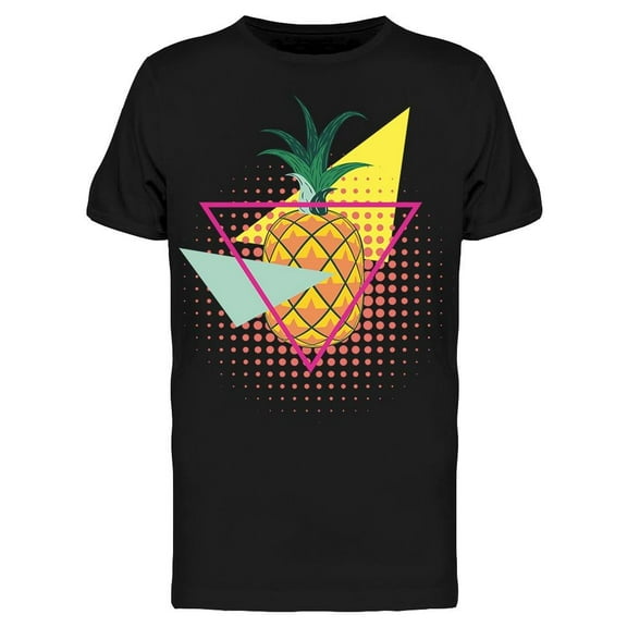 Geometry Vintage Style Pineapple T-Shirt Men -Image by Shutterstock, Male Medium