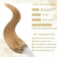 thumbnail image 3 of SEGO 100% Real Remy Human Hair Extensions Thick Micro Loop with Invisible Band Hair Micro Ring Beads Hair Black/Blonde Cleanrance, 3 of 7