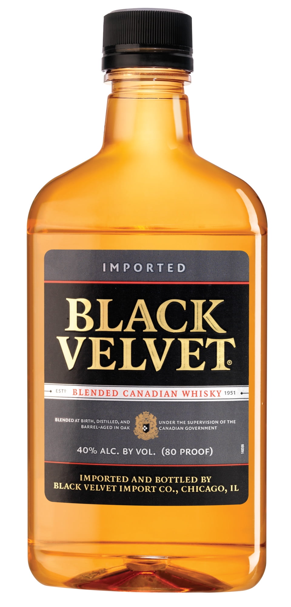 Black Velvet Canadian Whisky, 375 mL Plastic Bottle, 80 Proof - Walmart ...