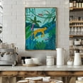 thumbnail image 2 of Jungle Leopard Framed Art Modern Wall Decor, 2 of 15