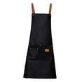 thumbnail image 3 of GROWTH TANK , Large Pockets Machine Washable Commercial for Crafting Drawing Women Men , Black, 3 of 4