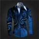 thumbnail image 3 of Las más nuevas camisas de manga larga con estampado 3D para hombres, ropa vintage con botones de solapa, camisas casuales de alta calidad, ropa de calle para hombres, 3 of 5