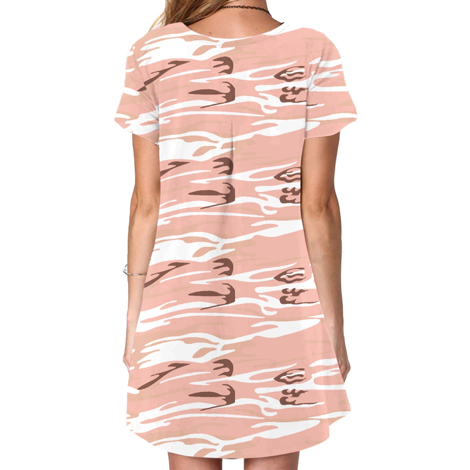 QLEICOM Women's Summer Casual Tshirt Dresses O Neck Short Sleeve Loose Dress Sundress with Pockets Pink B XXL, US Size: 12 - Walmart Business Supplies QLEICOM Women's Summer Casual Tshirt Dresses O Neck Short Sleeve Loose Dress Sundress with Pockets Pink B XXL, US Size: 12 - Walmart Business Supplies