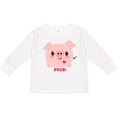 thumbnail image 3 of Inktastic Kawaii I Love Pigs Boys or Girls Long Sleeve Toddler T-Shirt, 3 of 5