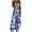 Multicolor Dress for Women _a, variant on Women's Printed Strap Maxi Dress Pull On Elegant Indoor Casual Wear Floral Pattern Loose Flowy Comfortable Design Multicolor S