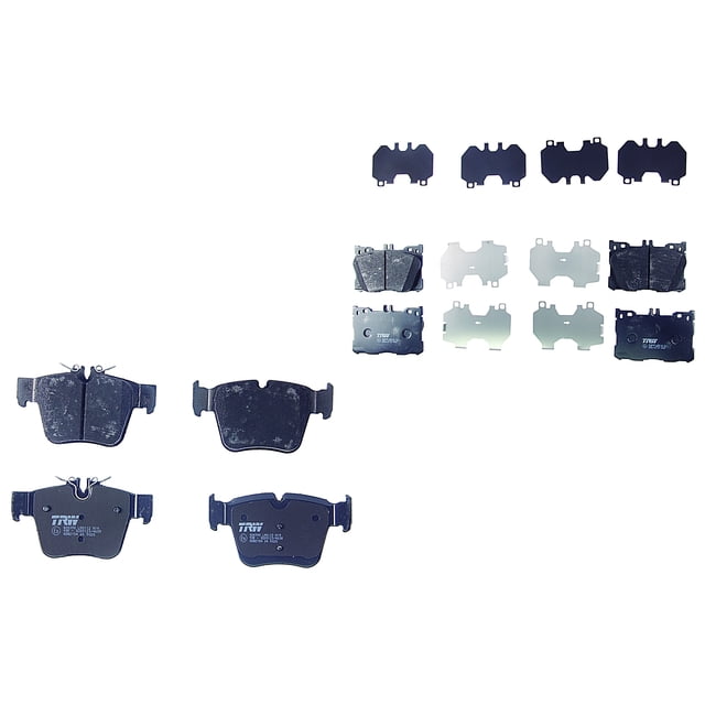 Set Balatas TRW Bajos Metales C450 Amg 2016 Mercedes-Benz Kit Completo