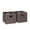 2 Brown Bins, variant on 2026 new Turquoise Collapsible Fabric Storage Cubes 2 Pack Foldable Bins with Handles for Closet Bedroom Playroom Home Storage