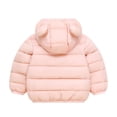 thumbnail image 3 of Bixock Toddler Girls Puffer Jackets Girls Winter Coats Kids Padded Coat Outerwear Long Sleeve Hooded Zip Light Thermal Winter Jacket for Kids 1-8Years, 3 of 7
