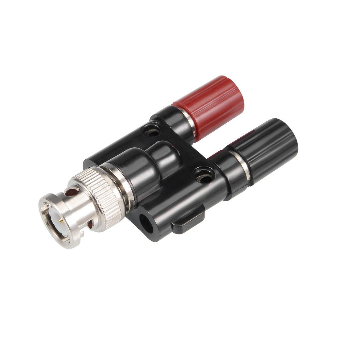BNC Male to Dual 4mm Banana Female Jack Socket Binding Post Adapter