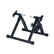 Soozier Indoor Bicycle Exercise Bike Trainer Stationary Stand Fan Fly Wind Wheel Folding Turbo (Black)