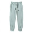 thumbnail image 1 of Birdeem Pants for Men Mens Casual Fashion Solid Quick Drying Elastic Pants Drawstring Elastic Waist Pants, 1 of 10