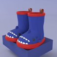 thumbnail image 1 of Three-dimensional Cartoon Shark Children's Rain Boots Baby Non-slip Rain Boots, 1 of 3