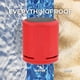 thumbnail image 4 of Altec Lansing HydraOrbit - Altavoz Bluetooth resistente al agua, altavoz ligero y portátil para viajes y uso al aire libre, rojo, 4 of 5
