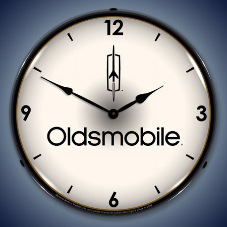 Oldsmobile Wall Clock, Lighted