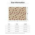 thumbnail image 5 of Uemuo Valentine'S Day Rose Printed Throw Blanket for Couch, Fluffy Fuzzy Blankets for Bed, Sofa, Cozy Flannel Faux Fur Blanket-50"x40", 5 of 6
