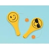 Emoji LOL Child Birthday 12 Plastic Paddle Ball Party Favor Toys