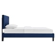 thumbnail image 4 of Roxanne Performance Velvet Queen Platform Bed, 4 of 9